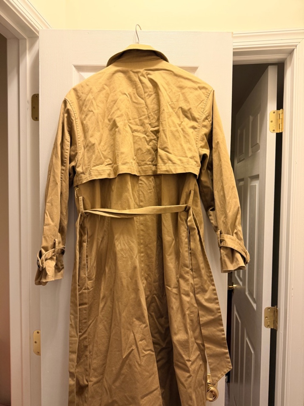 Favorite Daughter Long Tan Trench Coat - Picture 4 of 6